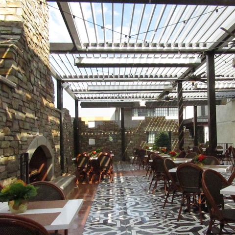 motorized patio roof